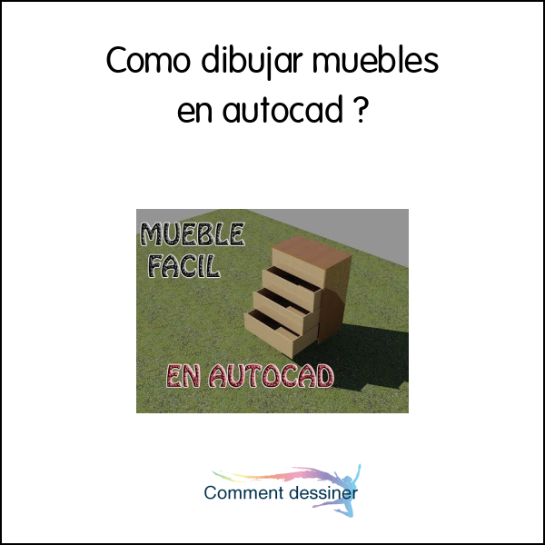 Como dibujar muebles en autocad